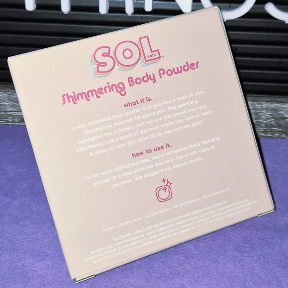 SOL BODY LAVENDER SHIMMERING BODY POWDER HIGHLIGHTER - Picture 6 of 6